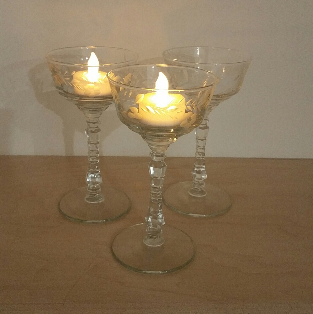 Antique Wine Glasses